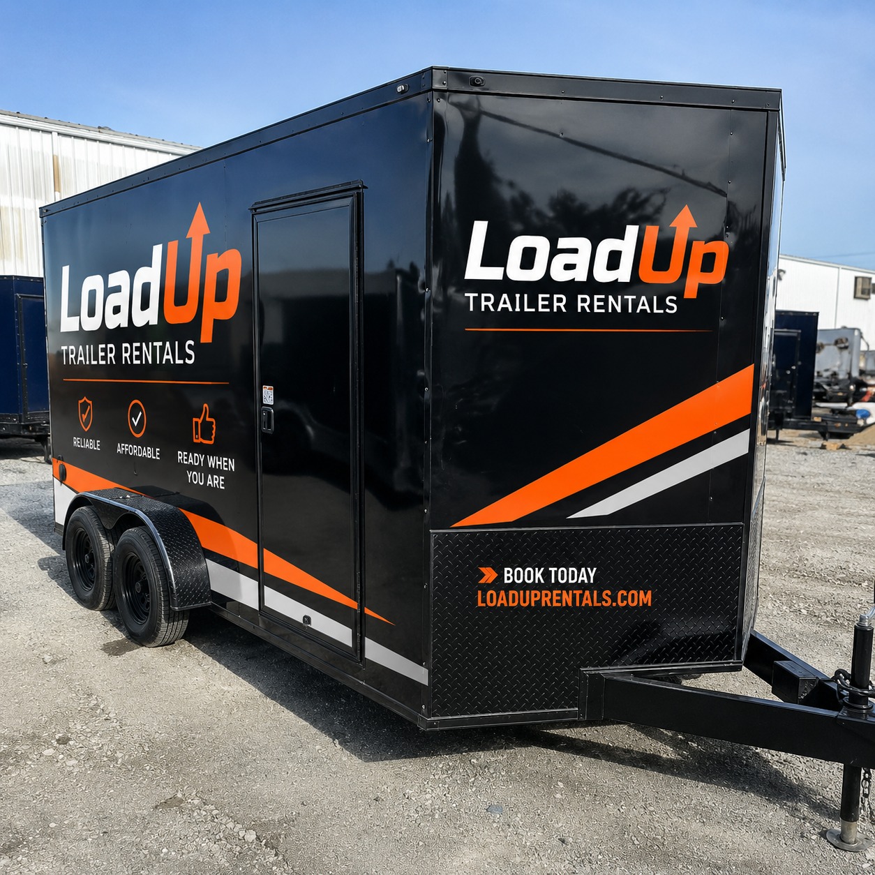 LoadUp enclosed cargo trailer